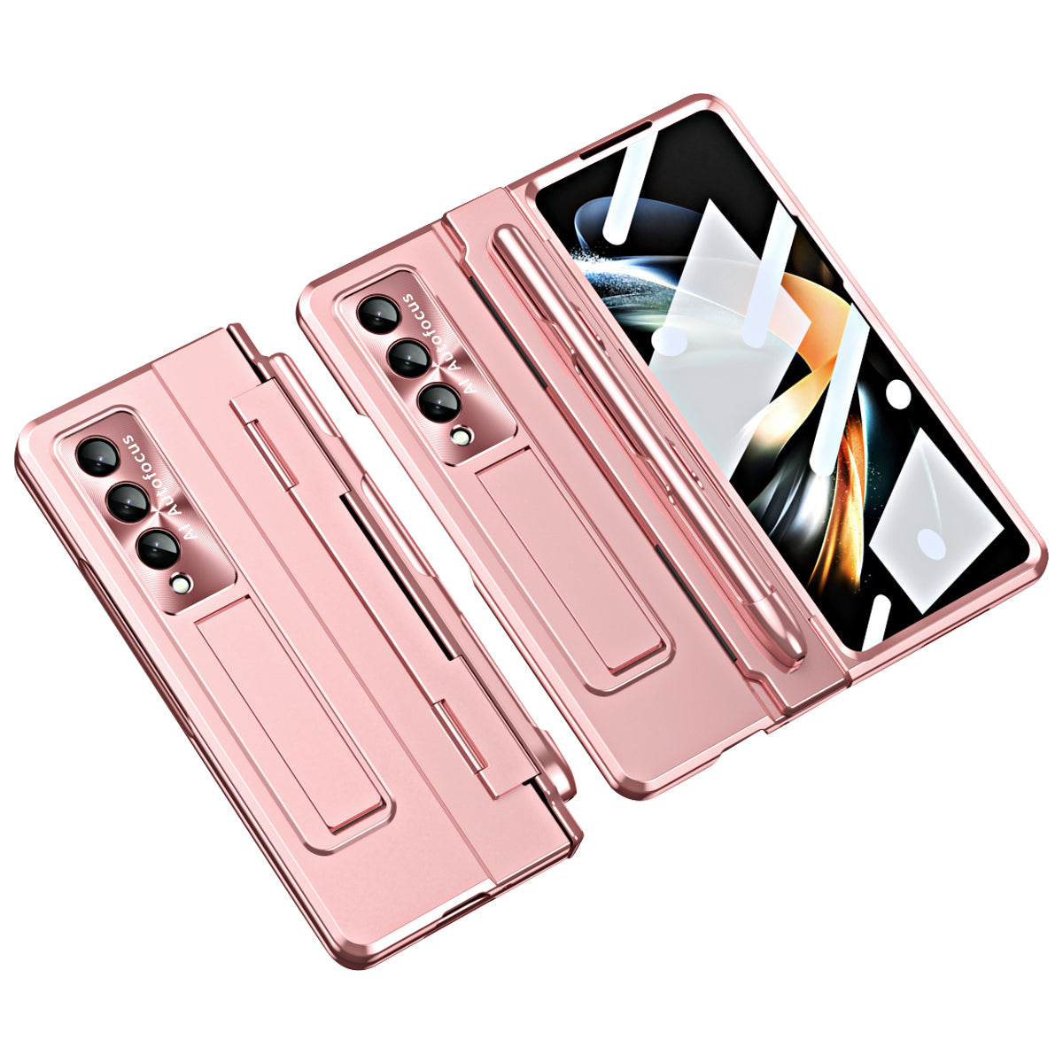 For Samsung Galaxy Z Fold4 5G Anti-drop Hard PC Back Cover Folding Phone Case with Stylus Lens Film and Tempered Glass Screen Film For Samsung Galaxy Z Fold4 5G Anti-drop Hard PC Back Cover Folding Phone Case with Stylus Lens Film and Tempered Glass Screen Film